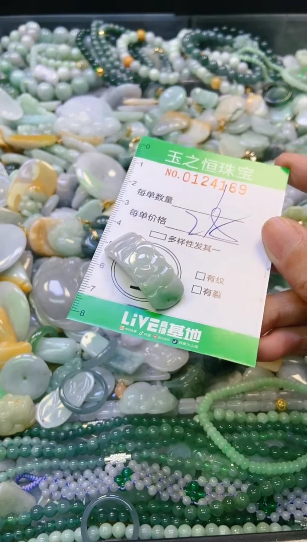 翡翠未镶嵌颈饰闪购0124169