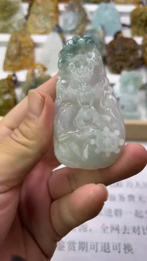 翡翠未镶嵌颈饰天然翡翠