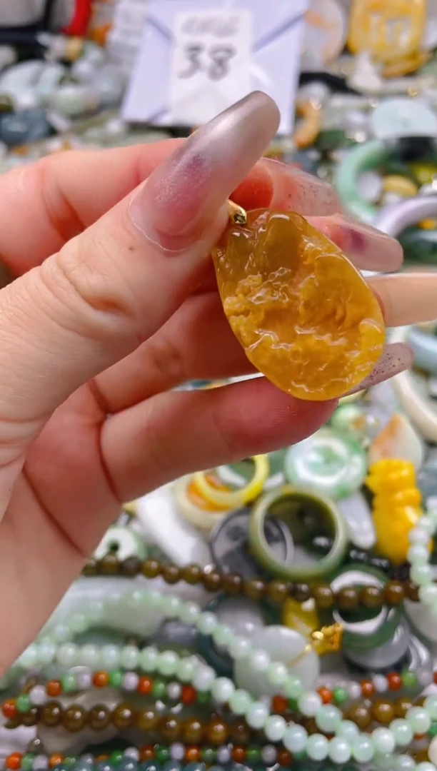 【闪购商品】翡翠颈饰未镶嵌/T/翡翠A货一图一物