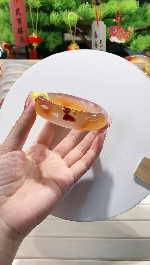 【闪购商品】玛瑙/玉髓手镯未镶嵌86-59.5