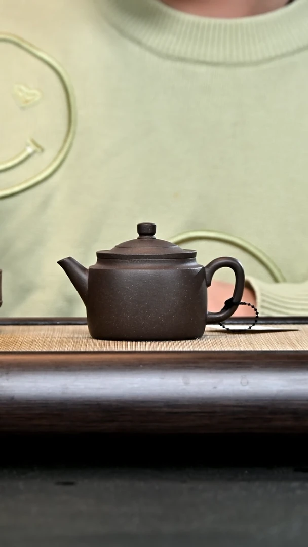 【闪购商品】紫砂茶壶云钟 天青