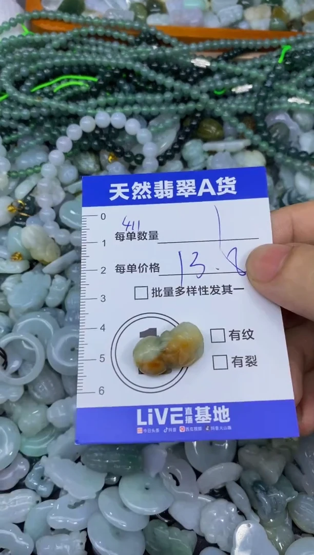 颈饰未镶嵌翡翠天然翡翠A货批量多样性发一件