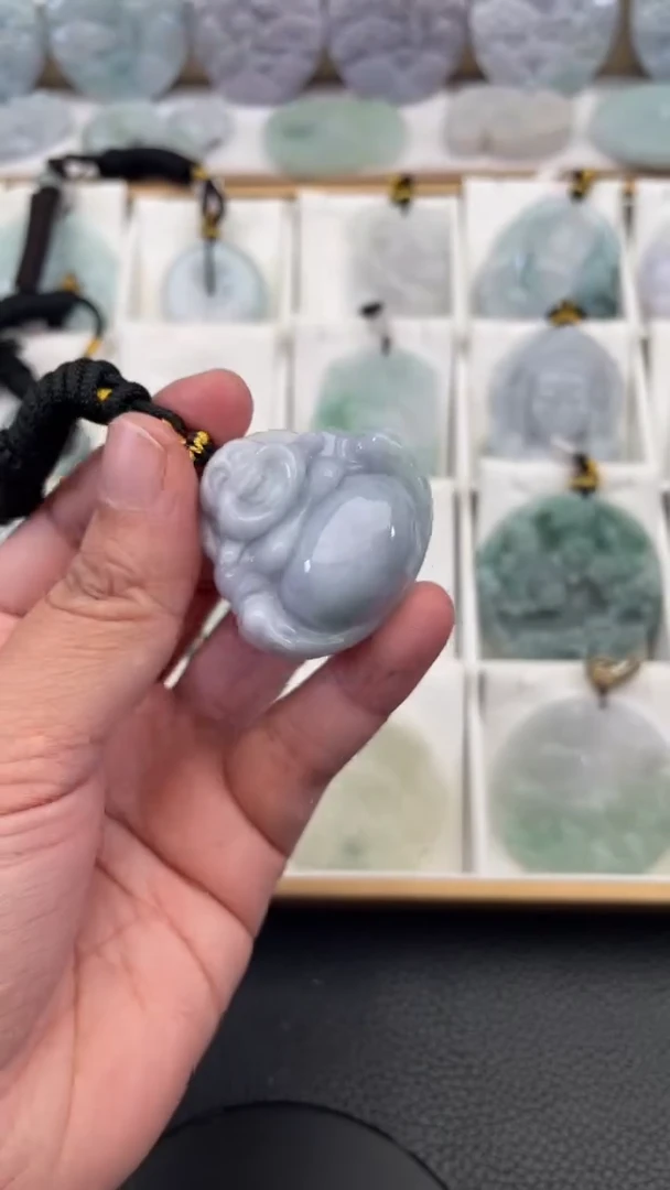 颈饰未镶嵌翡翠天然缅甸翡翠A货194