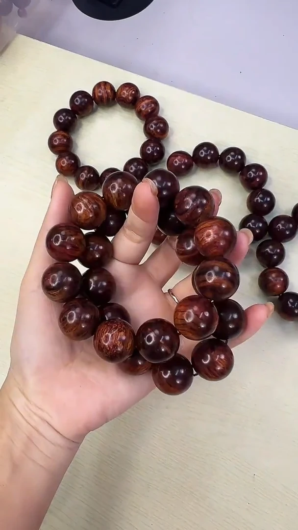 【闪购商品】黄花梨/降香黄檀手串/手链AA1-3海黄2.0圆珠手串发一