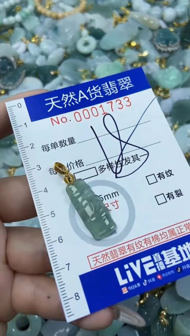 【闪购商品】翡翠颈饰未镶嵌天然A货翡翠