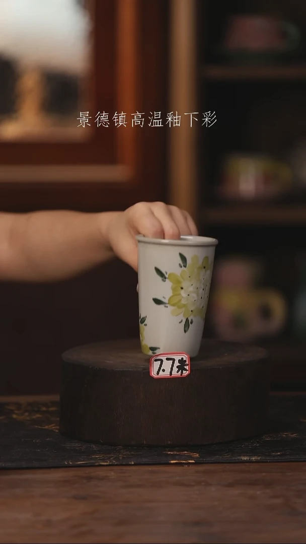 陶瓷景德镇高温釉下手绘陶瓷487