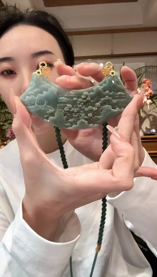 【闪购商品】翡翠颈饰未镶嵌国风