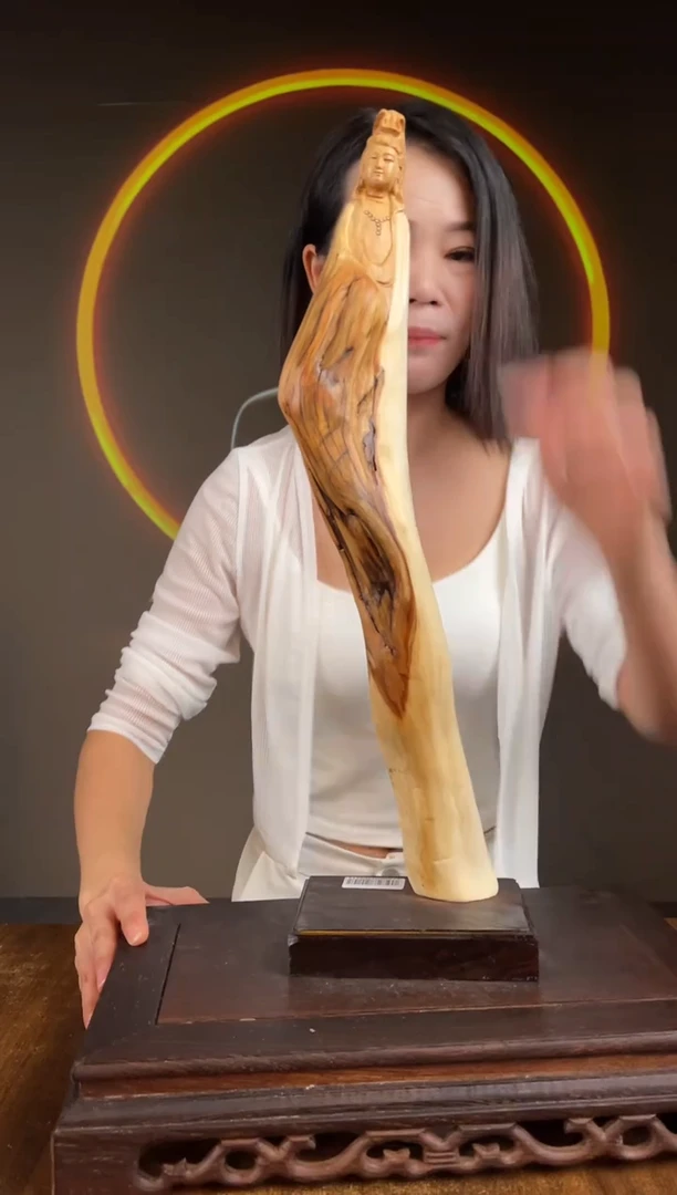 柏木（崖柏）手工摆件,先抢先得! 编号:96
