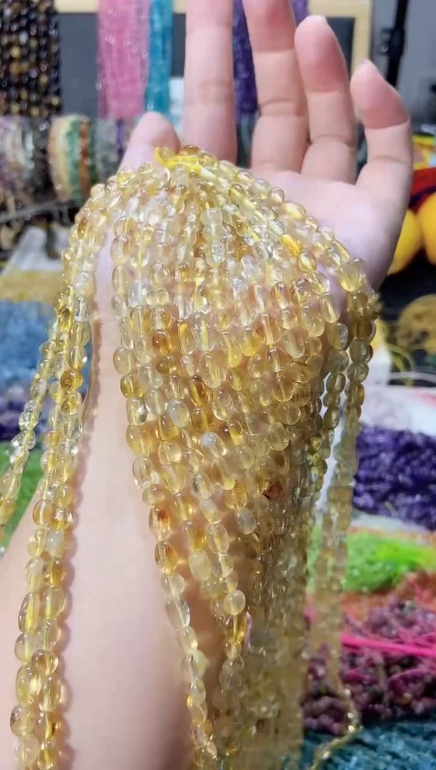 未镶嵌珠宝半成品水晶随行黄水晶