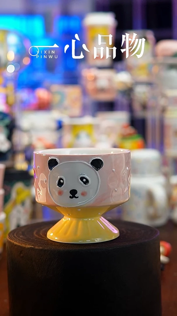 杯子瓷A515景德镇手工手绘杯子摆件