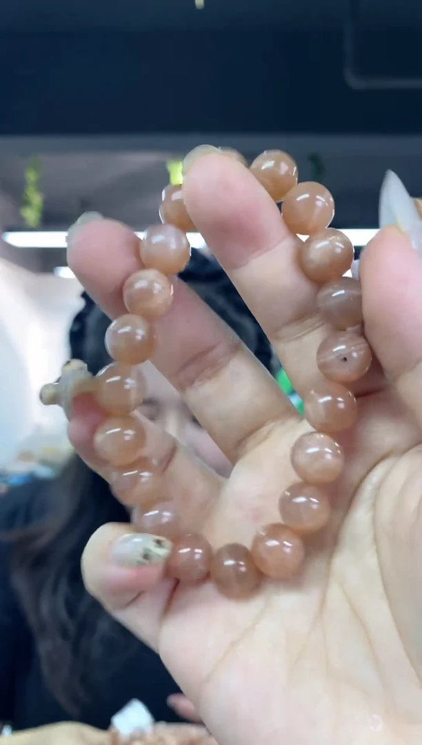 未镶嵌手串拉长石多样性发其一颜色微差
