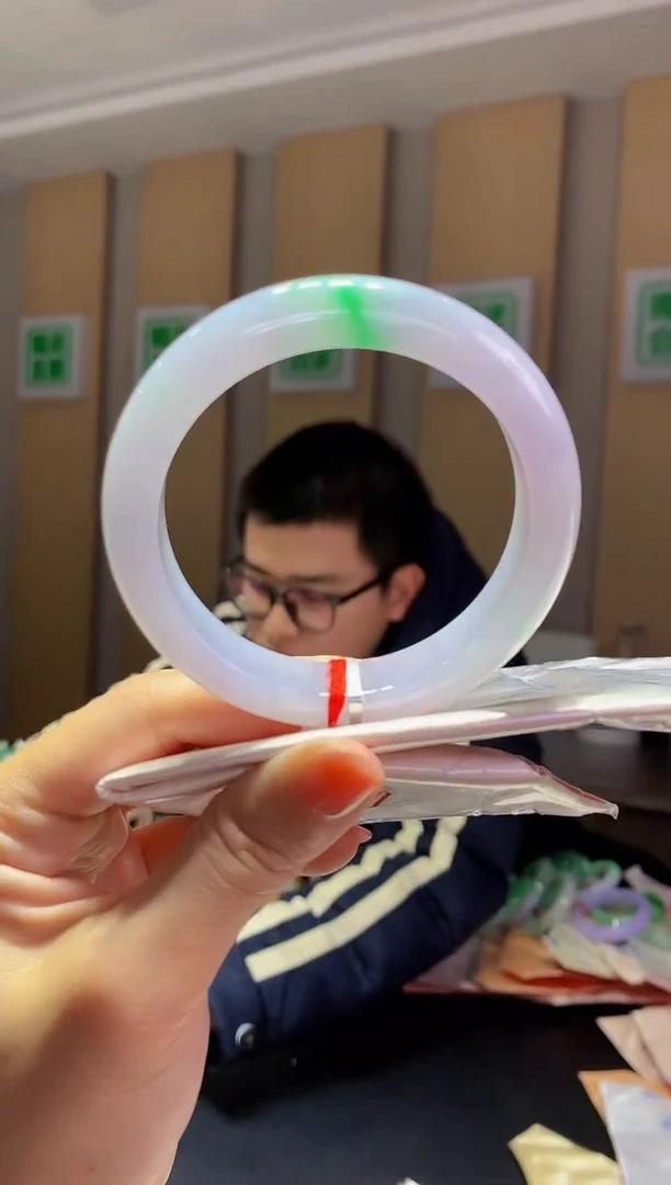 未镶嵌手镯翡翠-K51 圈口56.7