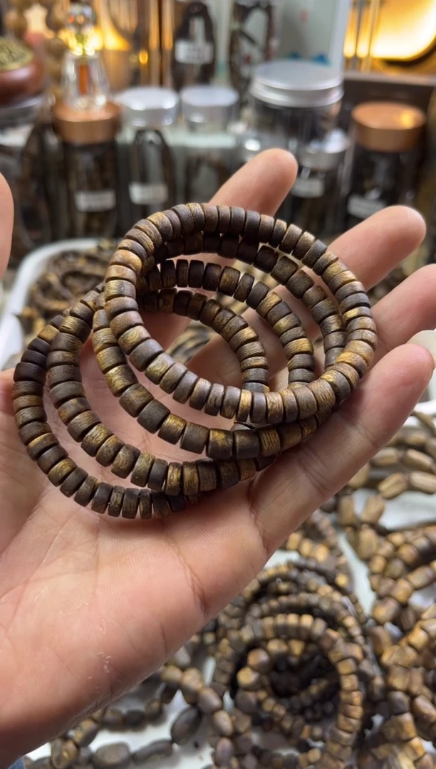 【闪购商品】沉香手串板头 白棋片珠 多样性选其一