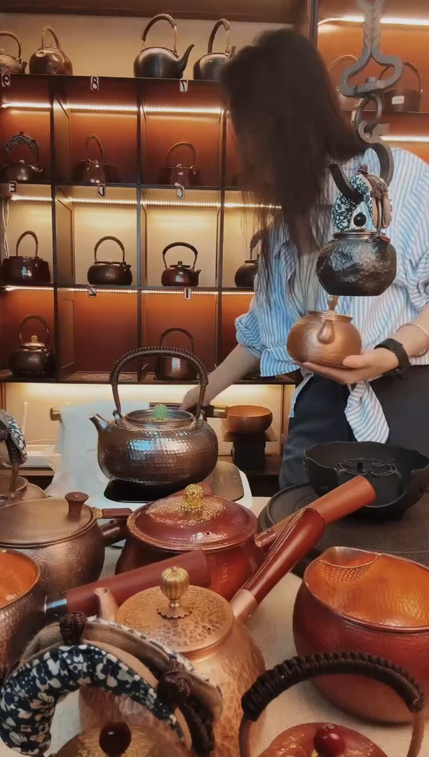 回**子1200毫升锤纹提梁烧水壶不带网