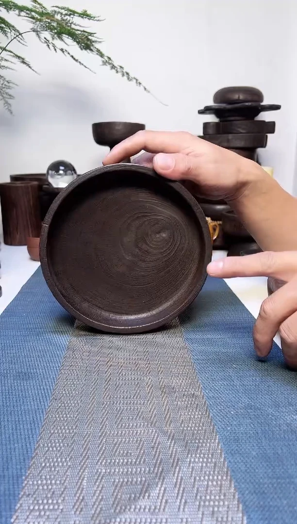 香樟木侘寂风碳化木器