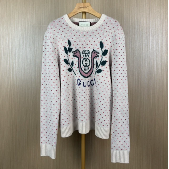 99新 GUCCI/古驰 蛇年波点针织毛衣 S 16424720
