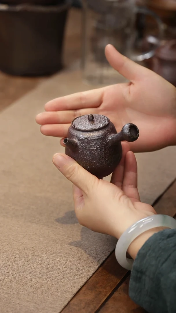 茶壶紫砂归心小侧把2