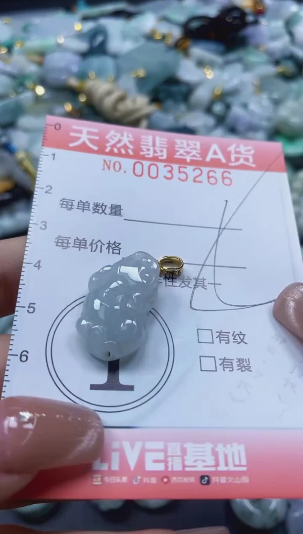 翡翠未镶嵌颈饰闪购0035266