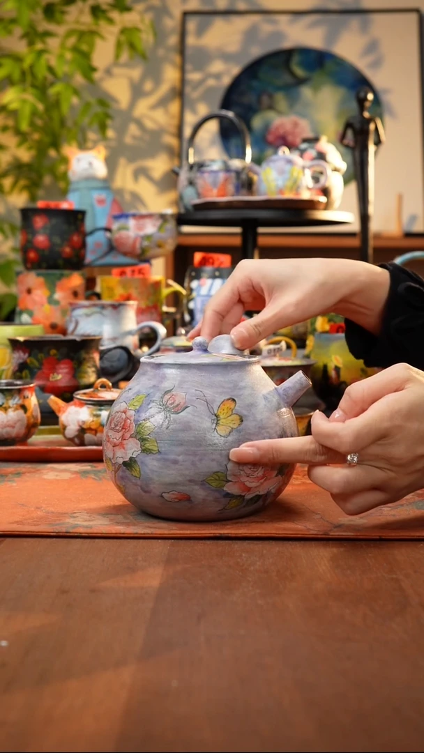 瓷片景德镇手工手绘530