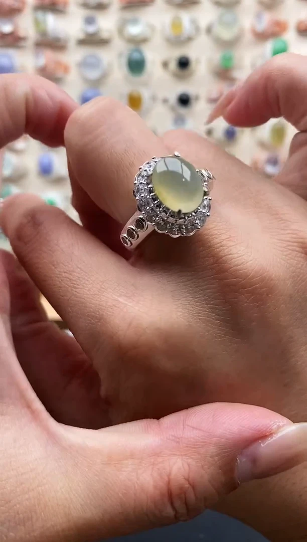 未镶嵌戒指翡翠缅甸天然A货翡翠1 10-7