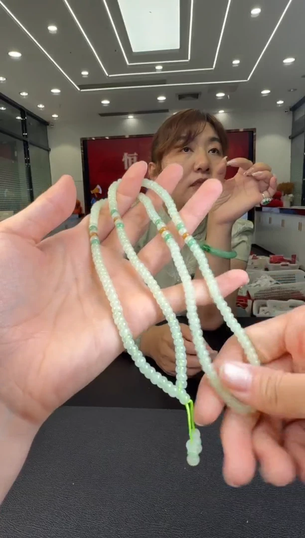 翡翠未镶嵌颈饰项链5