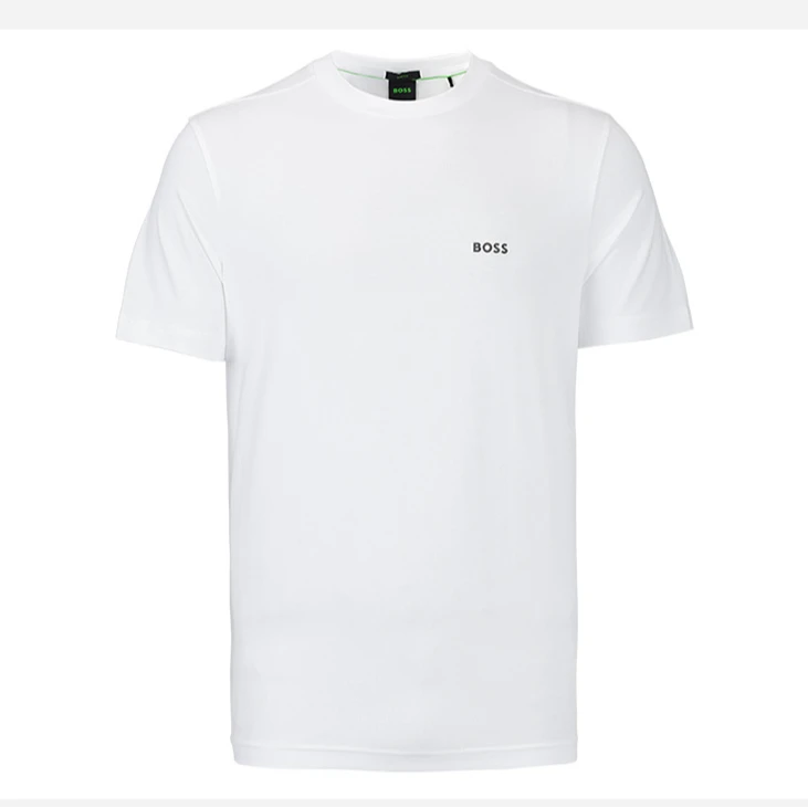 HUGO BOSS/雨果博斯新款夏季高端欧美简约纯棉短袖T恤男12369