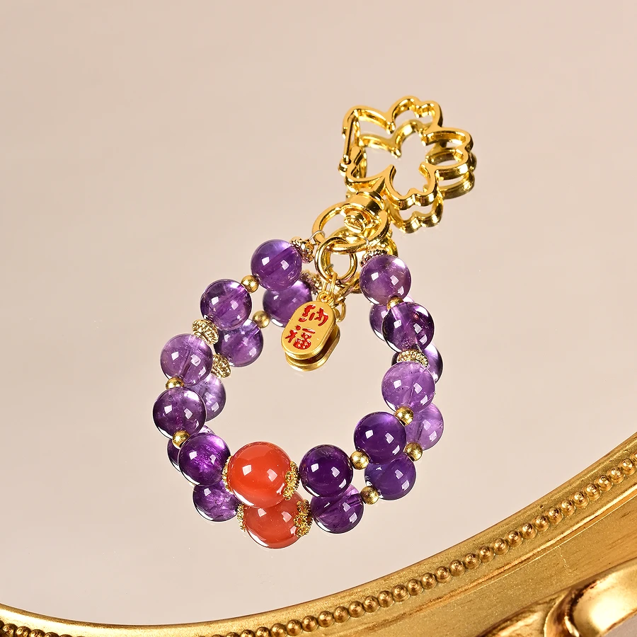 水晶多宝手机挂件 JFYT9250