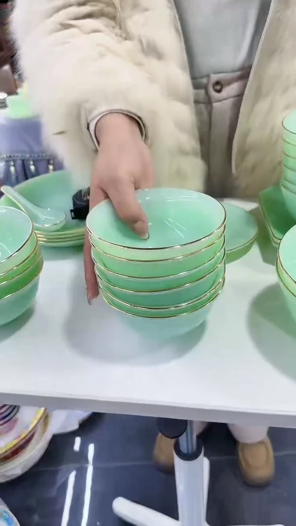 【闪购商品】瓷片4.5英寸饭碗6个景德镇陶瓷