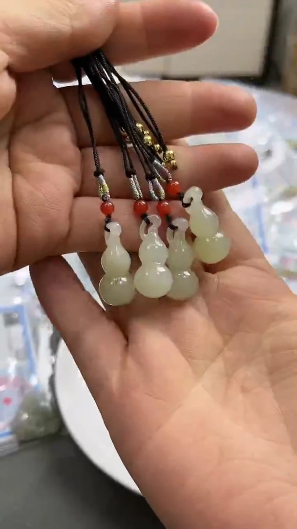 【闪购商品】和田玉颈饰未镶嵌福禄吊坠26mm