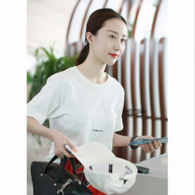 全新未使用 YSL/圣罗兰 全棉汗布短袖T恤/M