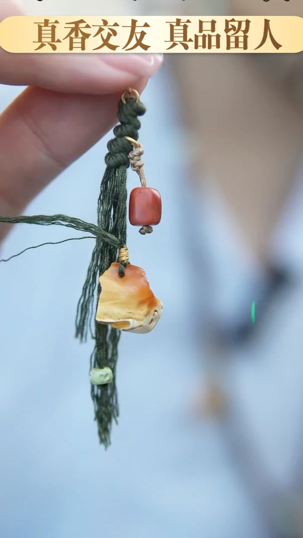 裸石琥珀未镶嵌 *蜜蜡小提溜*活扣头可拆*百搭手串项链