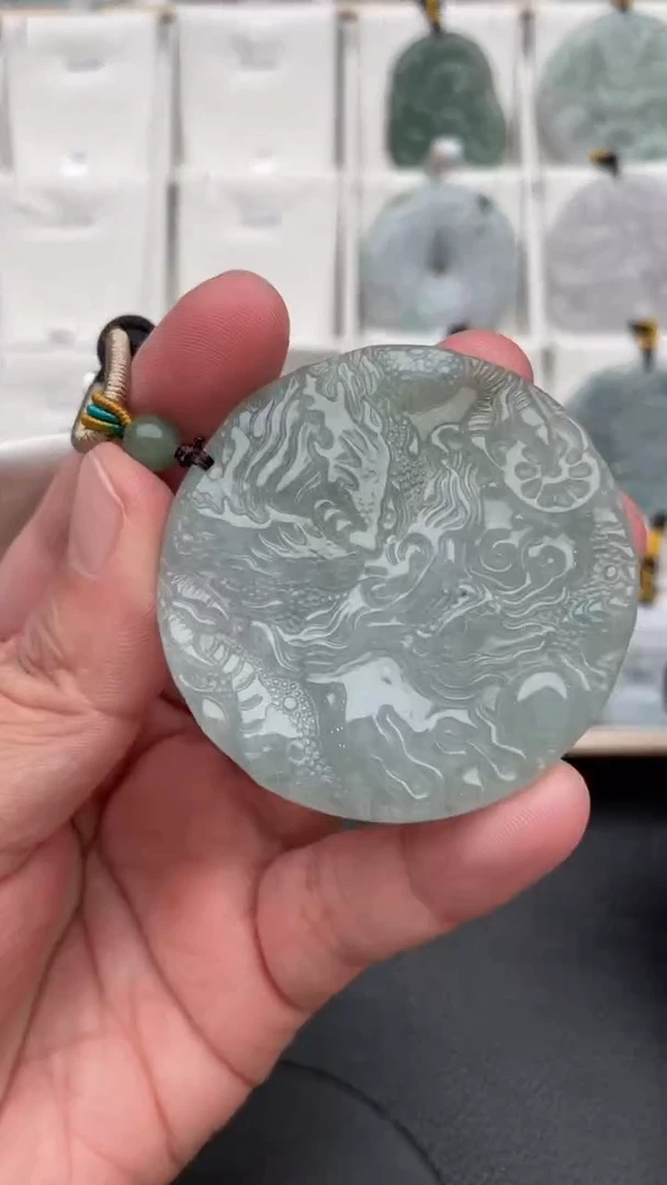 颈饰未镶嵌翡翠天然缅甸翡翠A货110
