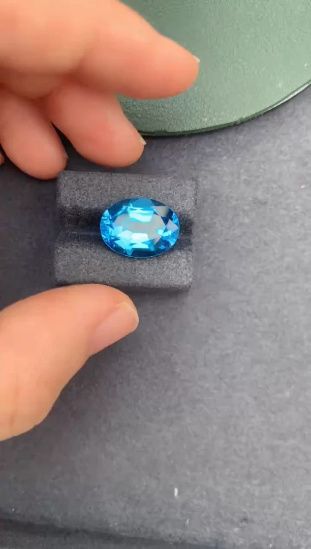 未镶嵌裸石托帕石11.1ct托帕石  DF