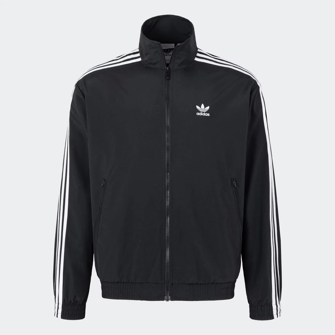 adidas/阿迪达斯三叶草男子户外运动梭织运动宽松夹克外套 KB2466