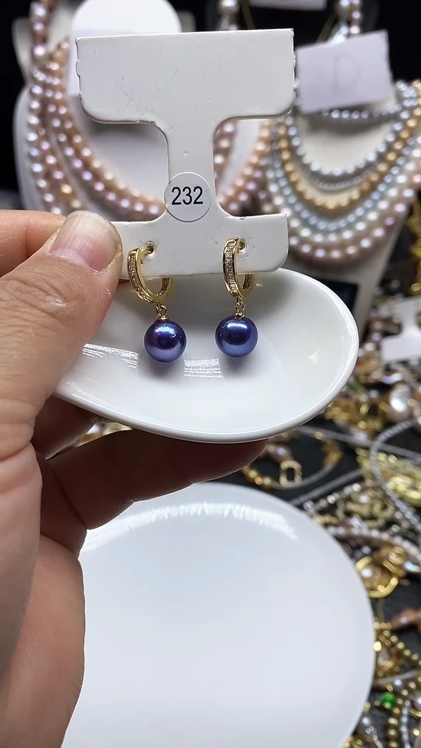 【闪购商品】淡水珍珠耳饰未镶嵌多人