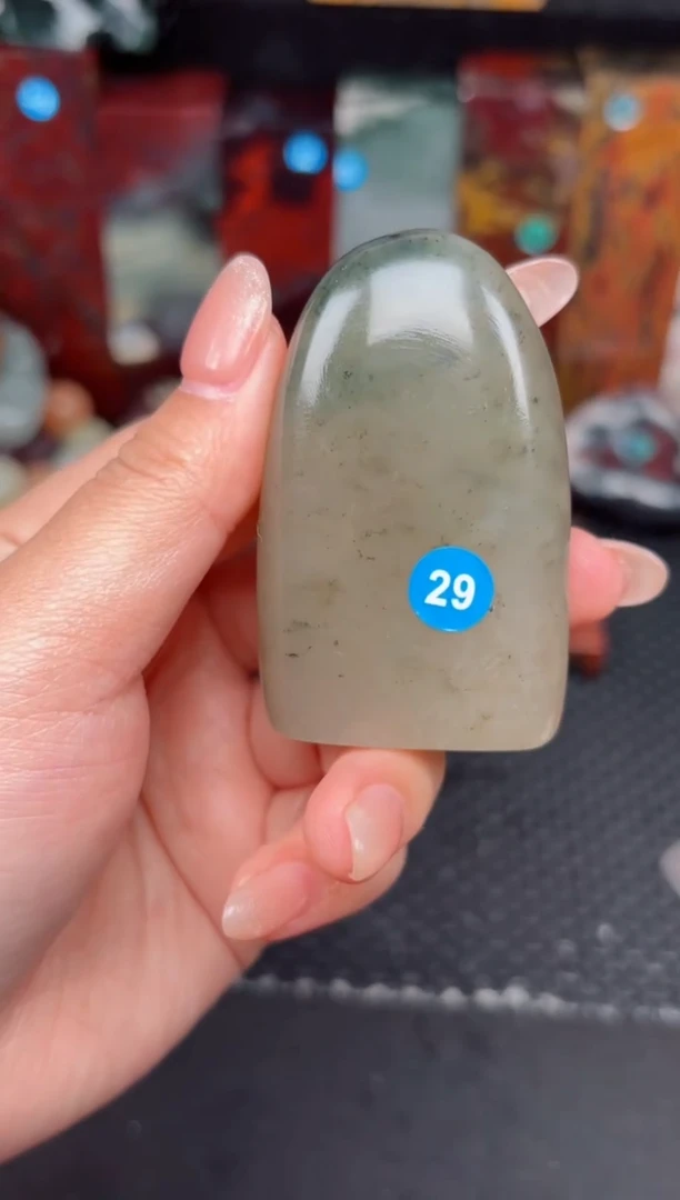 玉 桂林鸡血创意摆件装饰 编号：29