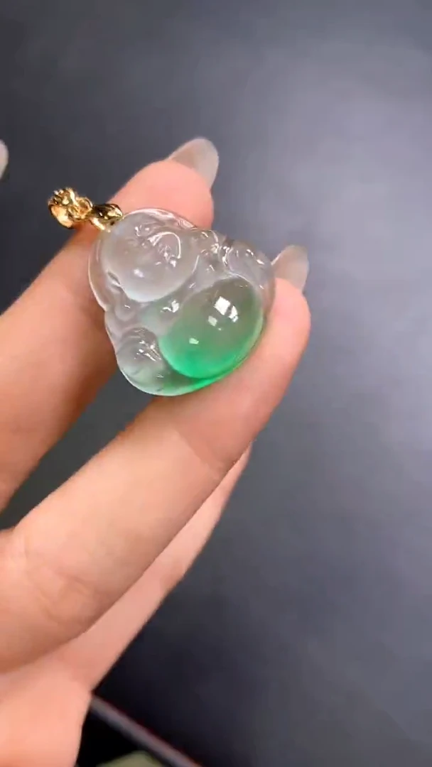 颈饰未镶嵌翡翠(配扣头多样性发其一）66