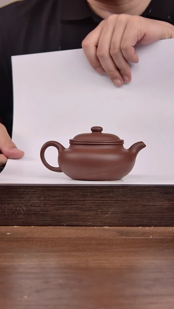 茶壶紫砂全手 工艺美术师周鑫 仿古 190cc