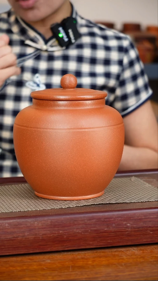 宜兴原矿紫砂茶叶罐