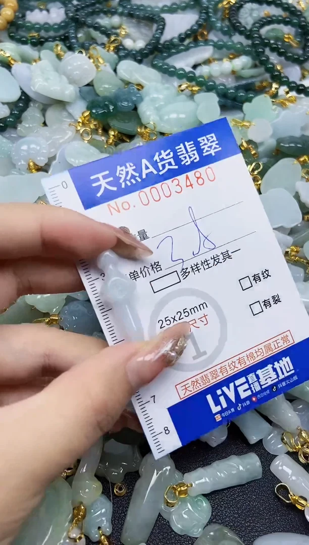 翡翠未镶嵌颈饰天然A货翡翠