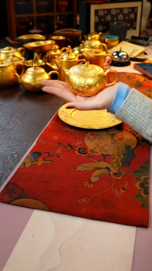 茶杯紫砂【宜景窑系列】金壶