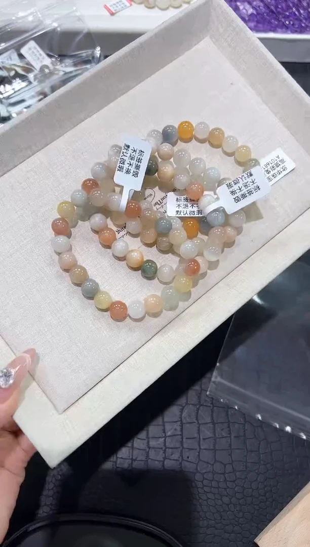 未镶嵌手串水晶50p多样性发其一【1条】默认微瑕9mm