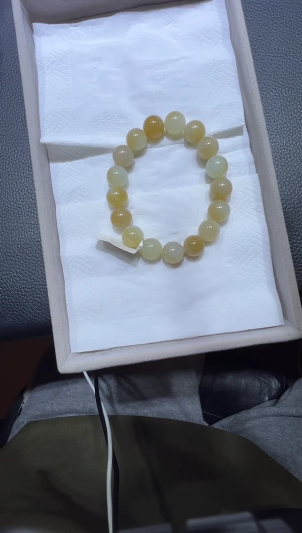 未镶嵌手串和田玉金山糖白手串（产地直发）