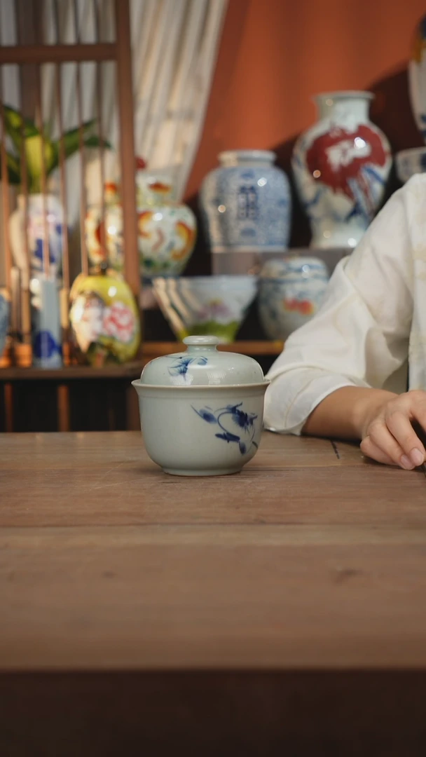 瓷片 景德镇设计师釉下手绘陶瓷餐具