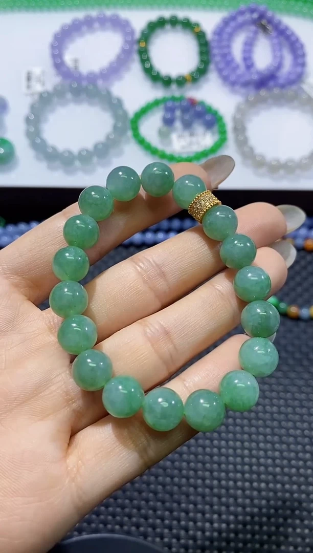 散珠翡翠卡9.3手串