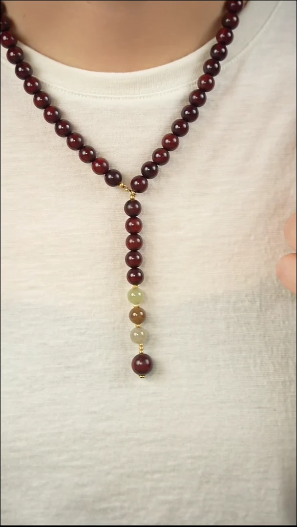 手串降真香未镶嵌红降脖链
