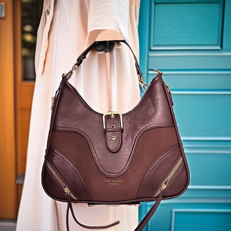 新疆包邮2025 新款高级感韩版时尚流行单肩包通勤腋下托特包