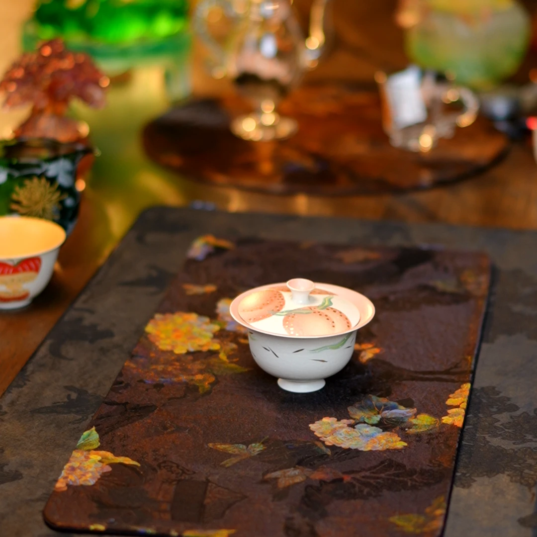 牧渔-桃语盖碗11