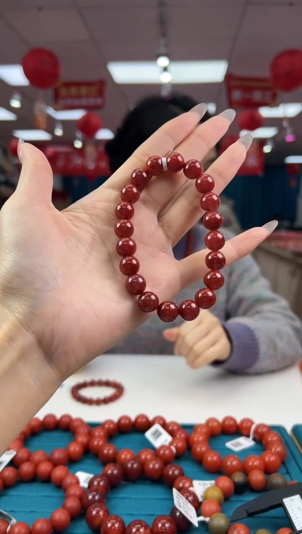 【闪购商品】南红玛瑙手串未镶嵌1.20-（多样式）