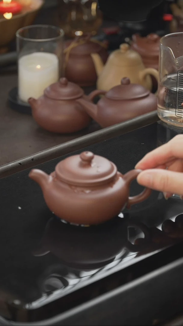 茶壶紫砂19 仿古 紫泥 150cc